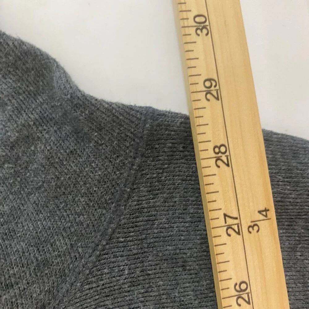 Caribbean Joe Quarter-Zip Sweater Mens XXL Gray 100% Cotton Preppy Pullover Goin